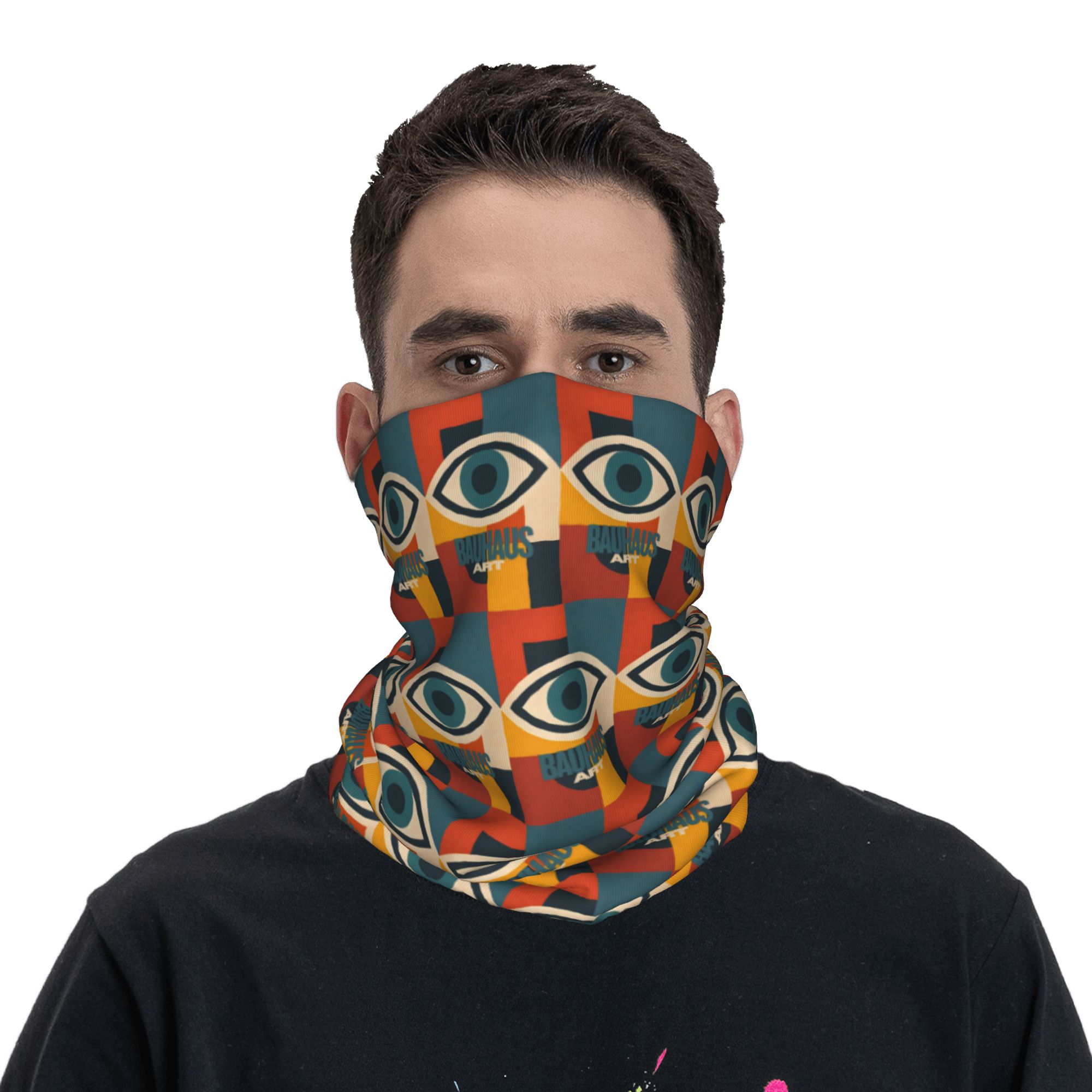 Poster Men Fashion - Bauhaus Art Poster Colorful With A