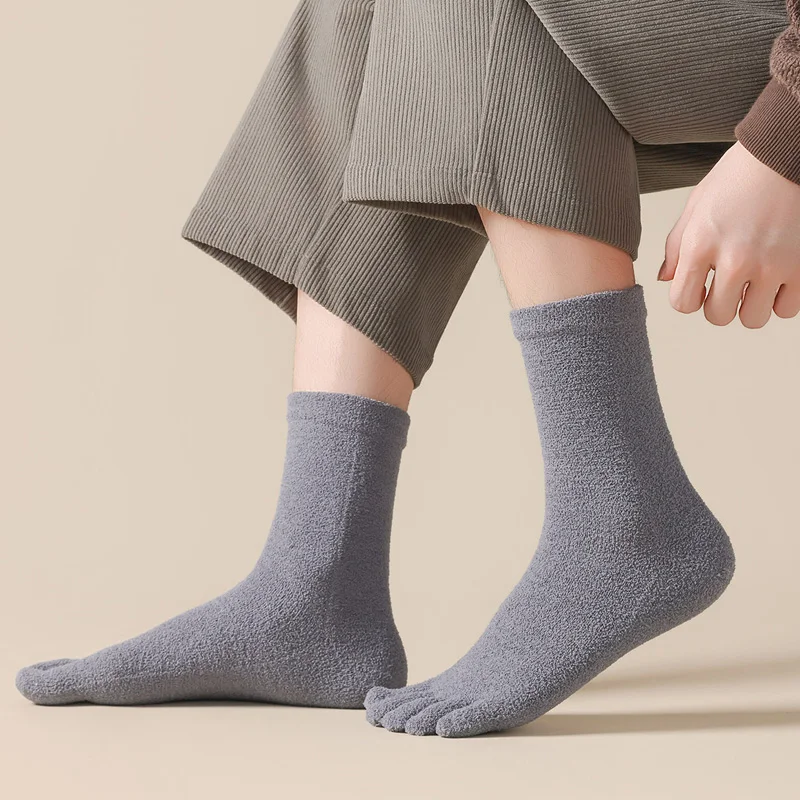 6/12 Pairs Thick Thermal Split - Socks Ankle Men review and price