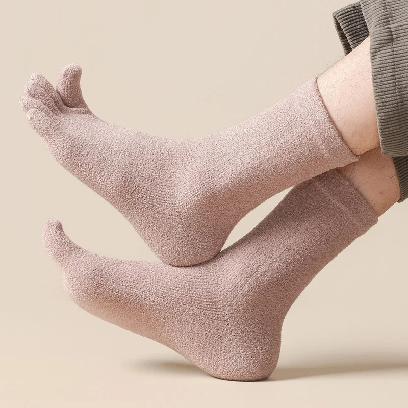 6/12 Pairs Thick Thermal Split - Socks Ankle Men review and price