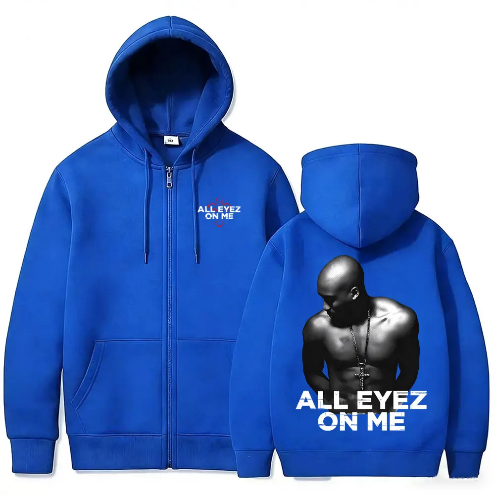 Rapper Tupac 2pac All Eyez on  - Mens Fashion Zip Up Hoodies review and price