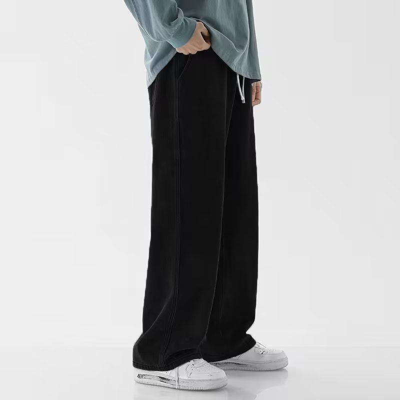 Korean Style Streetwear New Fa - Men'S Fashion Grey Jeans review and price