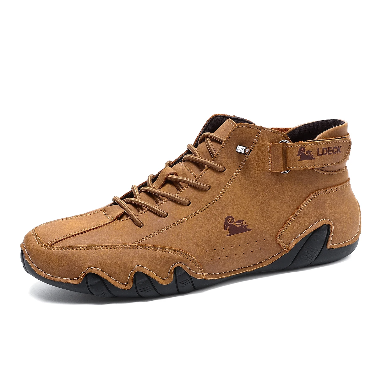 Men's Leather Shoes Ankle Boot - Mens Fashion Trainers review and price