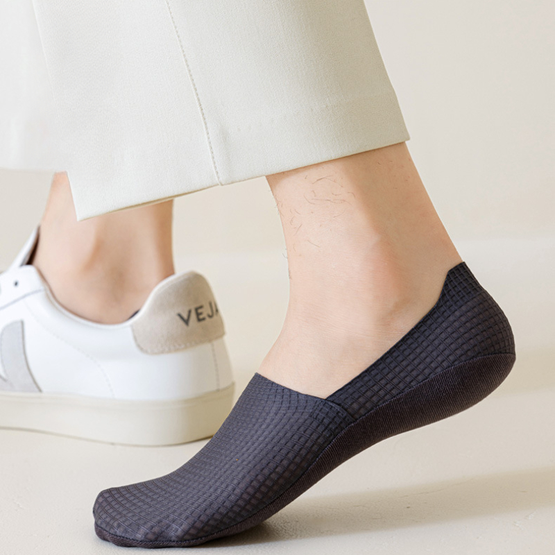 Solid Color Sock Slippers Holl - Socks Ankle Men review and price