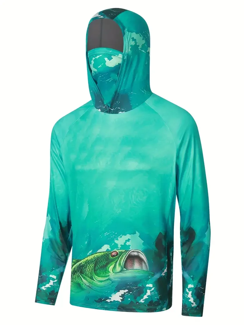 Fishing Shirt Hooded Men Fishi - Mens Fashion Summer review and price