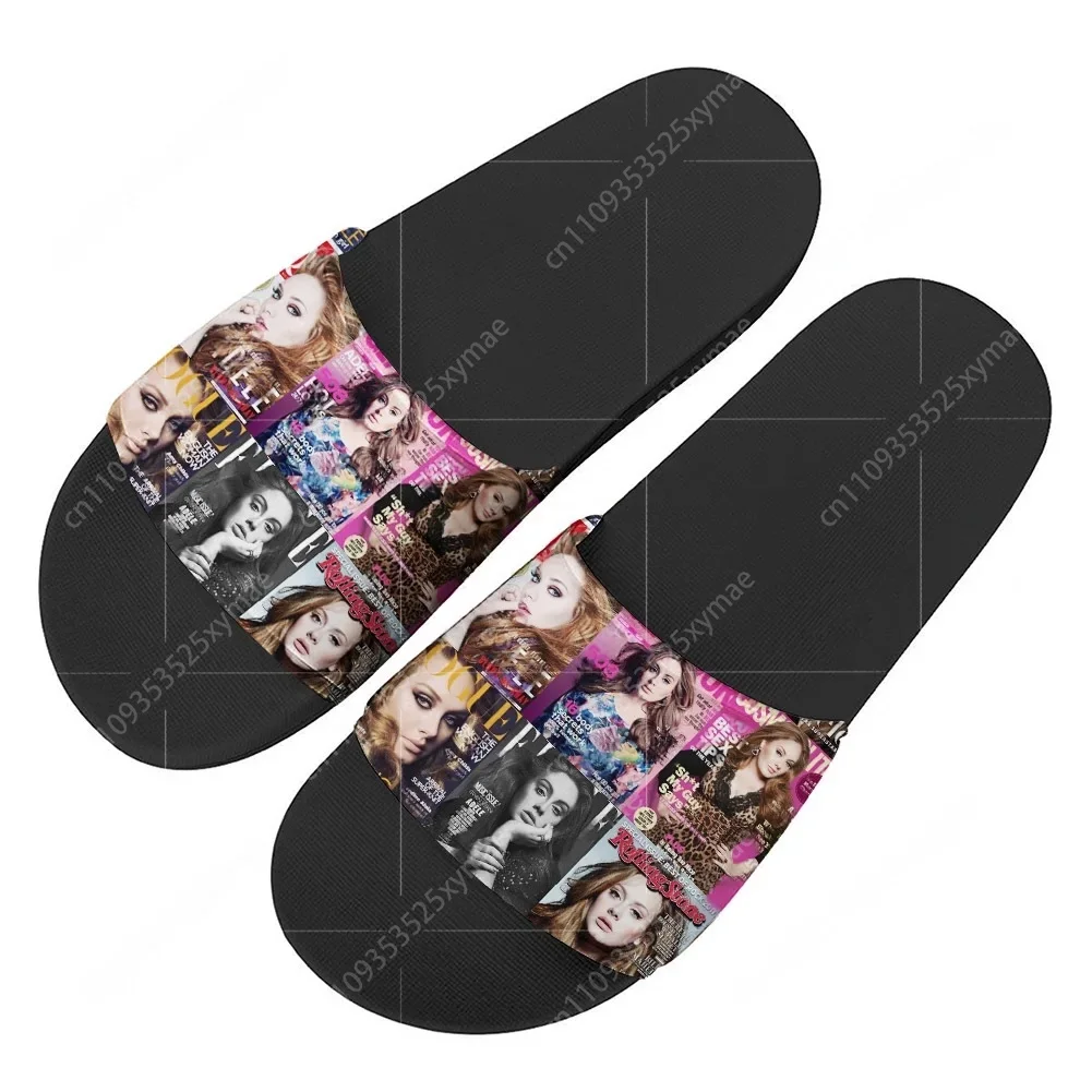 Adele Singer Poster Slippers F - Poster Men Fashion review and price